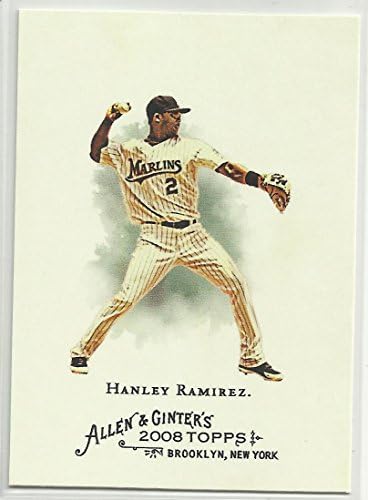 Hanley Ramirez 2008 Topps Allen & amp; cartea de Baseball a lui Ginter 80 Florida Marlins
