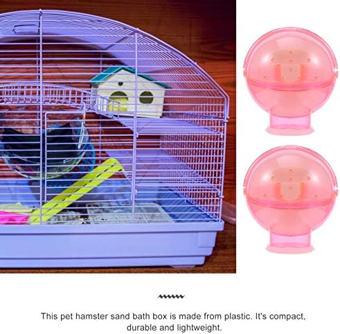 BALACOO Plastic Sandbox Băi șoareci Pet Gerbil Activitate Cameră Container în formă
