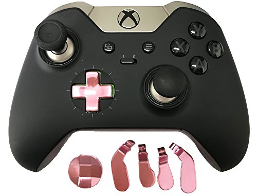 Hisonders Metal Înlocuire 4 palete și 2 dpads kit pentru controlerul Xbox One Elite