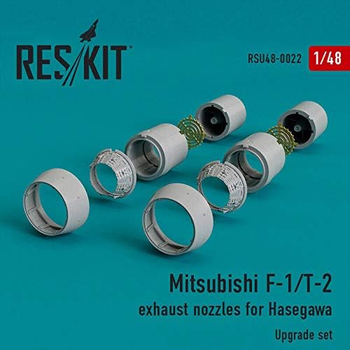 Reskit RSU48-0022-1/48-Mitsubishi F-1/T-2 duze de evacuare pentru Hasegawa