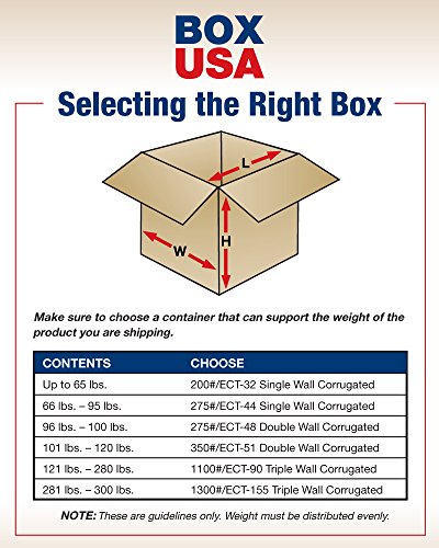 Cutie SUA 15 x 15 x 48 Cutii de carton ondulat, înalte 15L x 15L x 48H, pachet de 10 | transport, Ambalare, Mutare, cutie de