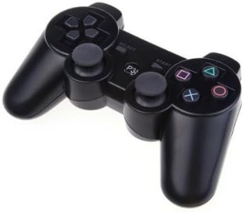 Doodle oferte PS3 controler de joc fără fir pentru Sony Playstation 3 cu Rumble caracteristică negru și Ps3 Slim vinil piele