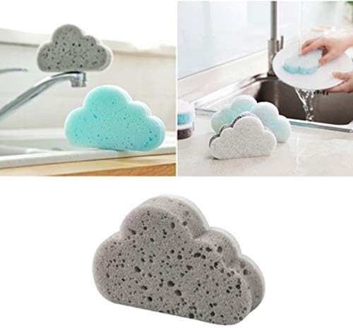 Curățarea buretei de curățare a buretei de curățare a buretei cu burete în formă de nor în formă de nor, bureți de curățare
