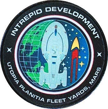 Intrepid Development Star Tr-ek Utopia Planitia Fleet Yards, Mars Militar Hook Loop Tactics Patch