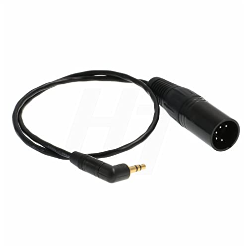 Hangton 3,5 mm TRS Jack Cablu audio pentru Sony Venice Arri Alexa LF SXT AMIRA Varicam Camera 5PIN XLR 50cm