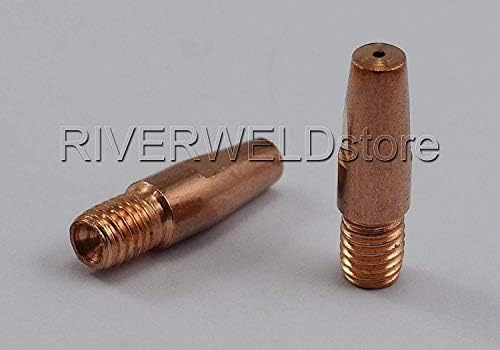 Riverweld 36kd MB36 MIG Mag Mag Sus Sfaturi de contact 0,035 și 0.9mm 0.040 și 1,0mm 0.045 și 1,2 mm duză de gaz conical Contact Holder Difuser Accesorii Consumabile Kit 36pcs Kit 36pcs