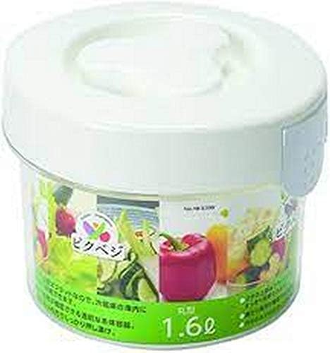 JapanBargain 3856, Container de presă de murături japoneze Plastic Tsukemono Pickle Maker rotund Make în Japonia, 3 litri