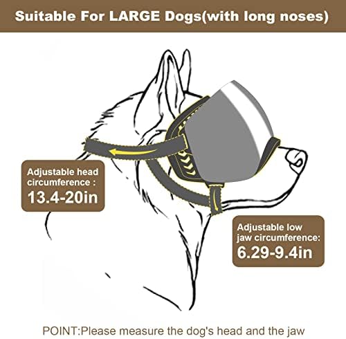 Ochelari de protecție pentru câini, Ochelari Ownpets cu curea reglabilă, Design Magnetic, lentilă detașabilă și Protecție UV