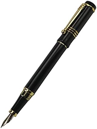 JFGJL GOLD RING CAP Fântână Pen pentru scriere netedă de penholder de cupru gravat