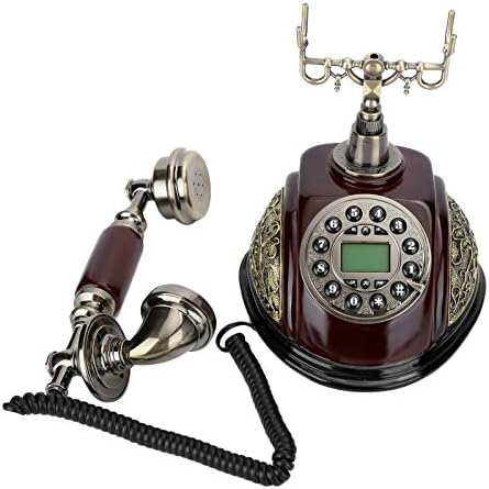 V Bestlife Antique Telephone Decor pentru casă, Vintage Litritan Telefon Corded Clasic European Retro Phone Telefon multifuncție