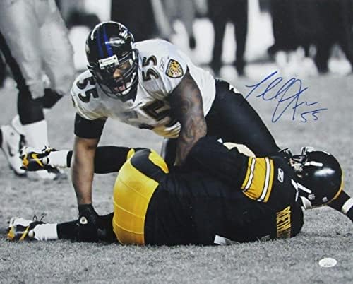 Terrell Suggs Baltimore Ravens semnat/autografat 16x20 Photo JSA 166007 - Fotografii autografate NFL