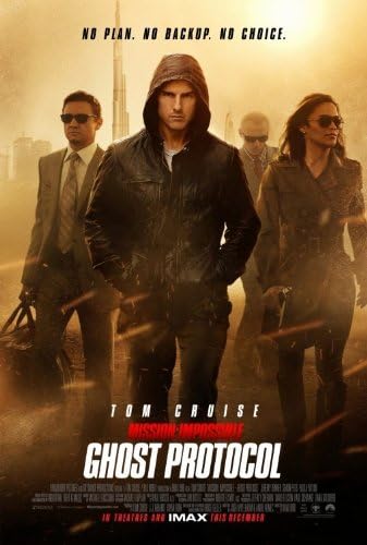 Mission Impossible Ghost Protocol 11x17 Original Promo Movie Poster Mint Cruise