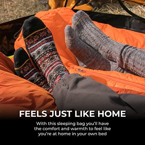 Teton Sports Altos Bag de dormit pentru mumie ușoară; Camping, drumeții, rucsac