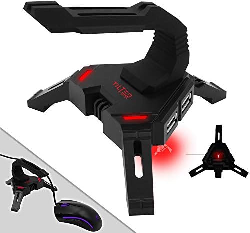 Tilted Nation Gaming Mouse Bungee Suport cu 4 port USB Hub pentru PC & Xbox Wired Șoareci - Prosports Fre -Free Management