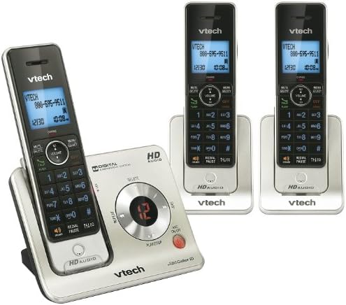 VTECH LS6425-3 Telefon fără fir - Dect - 1 x Linie telefonică - 3 x Receptor - Mașină de răspuns - ID -ul apelantului - Difuzor