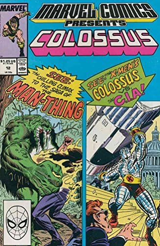 Marvel Comics prezintă 12 FN; carte de benzi desenate Marvel / Colossus Man-Thing