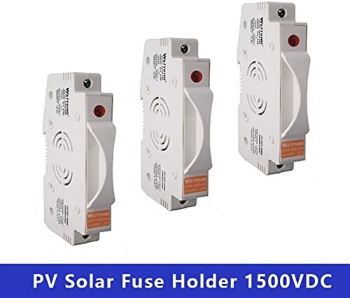 5pcs PV Solar Fuse Holder 1500vdc limită de curent de înaltă presiune pentru sistemul fotovoltaic Combiner Box protecție de