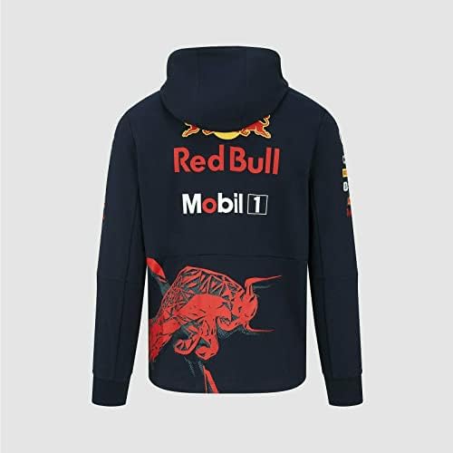 Red Bull Racing F1 bărbați 2022 echipa Full Zip Hanorac cu glugă