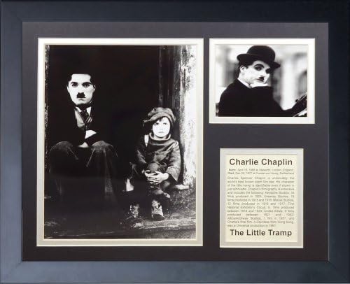 Legends Never Die Charlie Chaplin Collage Photo Frame, 11 x 14-inch,