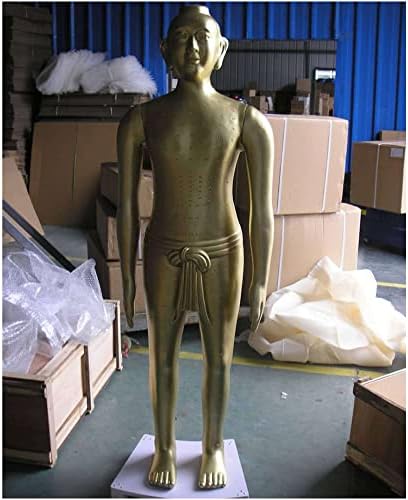 ZMX acupunctura model imitat antic acupunctura bronz figura model masculin tot corpul acupunctura bronz Model imitat antic