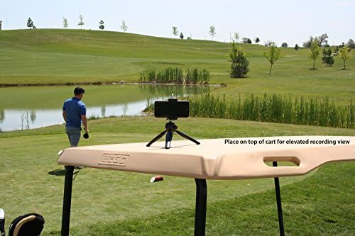 Gadgeturi de golf - Sistem de înregistrare a swing -ului la sol | Montați smartphone -ul. Excelent pentru gamă sau curs. Compatibil