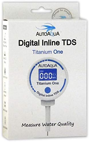 Autoaqua Digital inline TDS Meter-Titanium One