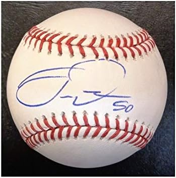 Travis Demeritte Baseball autografat - mingea oficială a ligii majore
