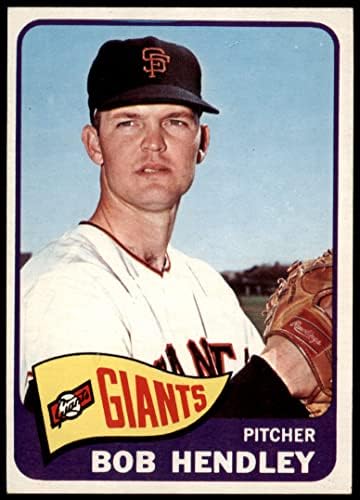 1965 Topps 444 Bob Hendley San Francisco Giants Ex/Mt Giants