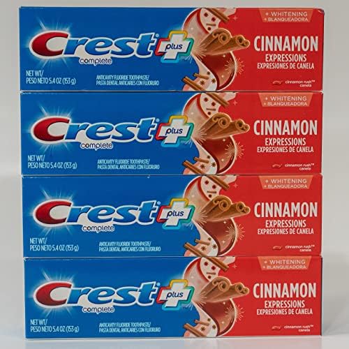 Crest Plus Complete + Albirea Cinnamon Rush Expressions 5.4 oz 5,4 uncie