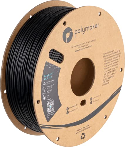 Polymaker PLA PRO Filament 1.75 mm negru, puternic Pla Filament 1.75 mm 3D Imprimanta Filament 1kg-PolyLite 1.75 Pla Filament
