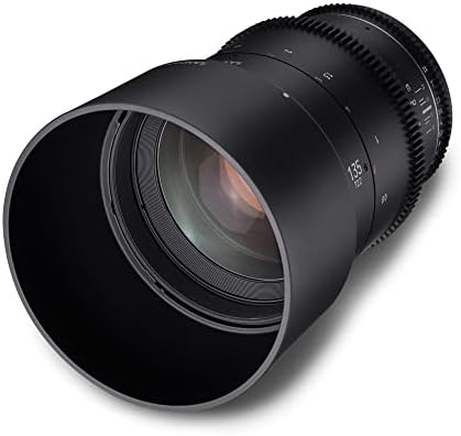 Samyang MF 135mm T2. 2 VDSLR MK2 pentru Canon RF-Video Cine Lens format complet și teleobiectiv APS-C focalizare manuală focală