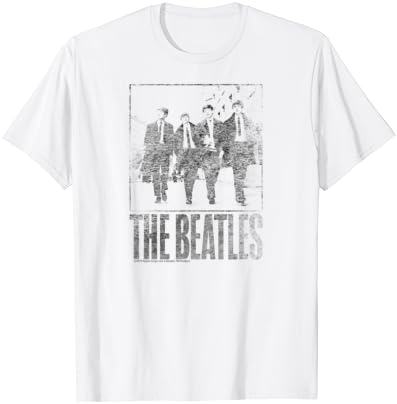 Tricoul cu mânecă scurtă de portret Vintage Beatles