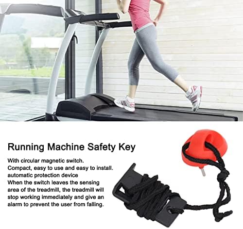 BigKing 2pcs Universal Running Machine cheie de siguranță, banda de alergare închidere de urgență cheie banda de alergare comutator
