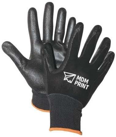 Mănuși acoperite cu nitril, acoperire de palmier, negru, M, PR