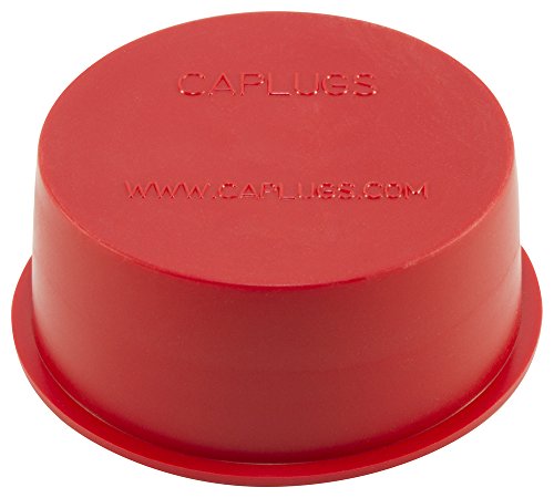 CAPLUGS ZQTV1Q1 CAP DE VINYL PLASTIC PLASTICĂ. TV-1, PVC, CAP OD 0.180 ID-ul plug-ului 0.270, roșu