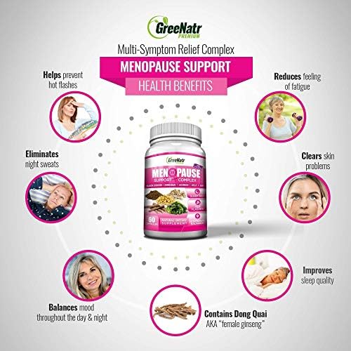 Menopauză + pachet de sprijin pentru gestionarea greutății pentru bufeuri, transpirații nocturne și schimbări de dispoziție
