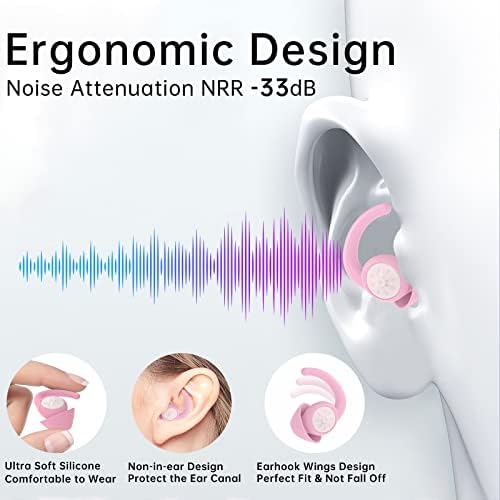 Dopuri pentru urechi pentru dormit moale din silicon Reducere zgomot