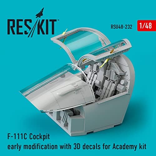 Reskit RSU48-0232 1/48 F-111C COCKPIT MODIFICARE ELIGHTIE + 3D pentru academie