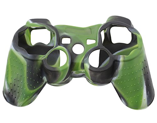 Leegoal de înaltă calitate super -grip strălucire verde negru siliciu alb siliciu de protecție capac pentru sony playstation