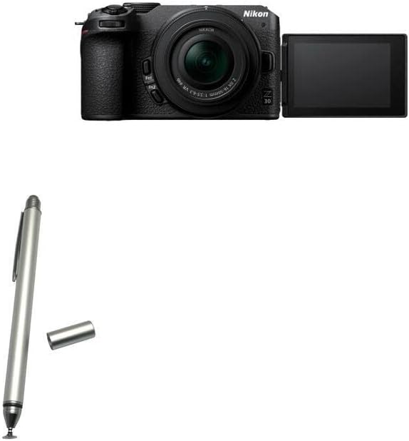 Pen -ul Boxwave Stylus Compatibil cu Nikon Z30 - DualTip Capaciitive Stylus, Sfat cu vârf de fibră Sfat Capacitor Stylus Pen