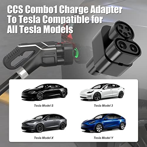 ZVQ CCS1 la Tesla încărcător adaptor,Max 150-200kw/250A compatibil cu Tesla Model 3 / S / X / Y, CCS1 Combo încărcător adaptor