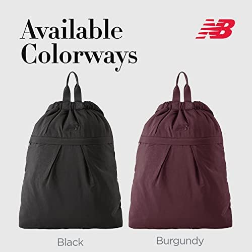 Rucsac New Balance Tote, geantă de călătorie pentru femei convertibile pentru femei, Burgundia, 18 inch