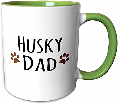 3Drose Siberian Husky Dog Mug, 11 oz, ceramică
