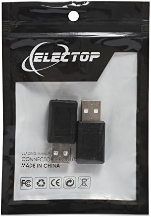 ELECTOP 2 Pachet USB 2.0 A tată la USB B Mini 5 pini adaptor feminin Convertor