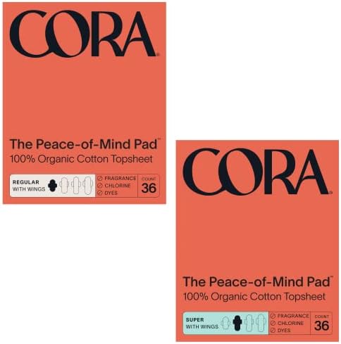 Cora Organic Pads + Cora Paduri organice