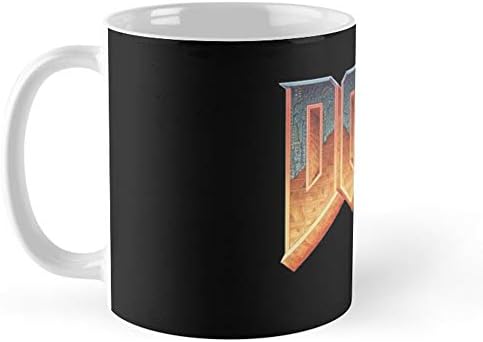 Doom Retro Logo cana de cafea 11oz & amp; 15oz cești de ceai din ceramică