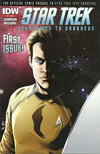 Star Trek: numărătoarea inversă până la întuneric 1 VF; carte de benzi desenate IDW