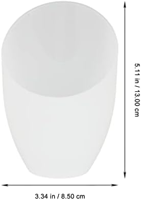 Fulb LED FAVOMOTO 2pcs lampă de plastic nuanță Înlocuire înclinată potcoavă înclinată Înlocuire albă de masă albă lămpi de