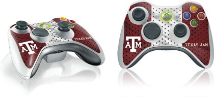 Piele de vinil Skinit Texas A&M pentru 1 controler Wireless Microsoft Xbox 360