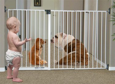 Imperial long Pet Gate - Design Solid de montare pe perete-folosit ca Pet sau Baby Gate